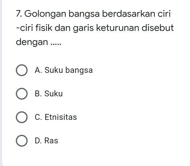 Golongan Bangsa Berdasarkan Ciri-Ciri Fisik Dan Garis Keturunan Disebut Dalam Kajian Sosial