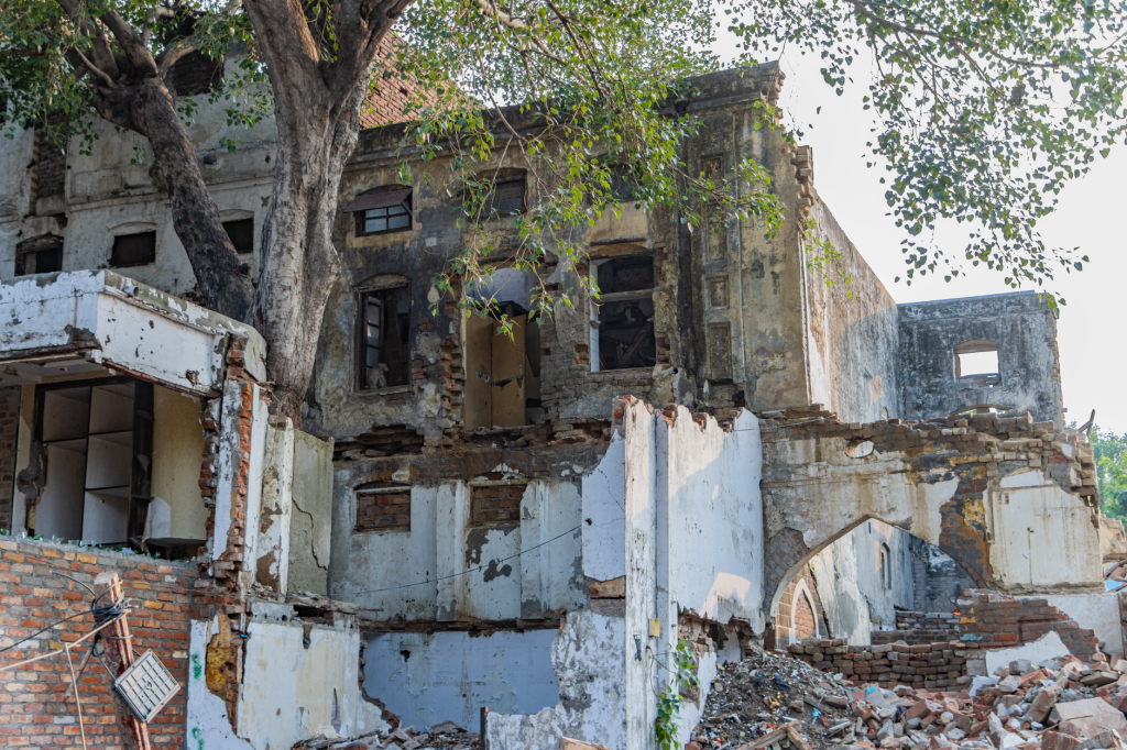 building collapse Delhi
